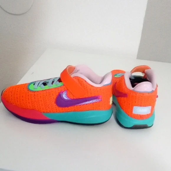 Nike Kids Sneakers - Orange, Purple, Green - Picture 4 of 5